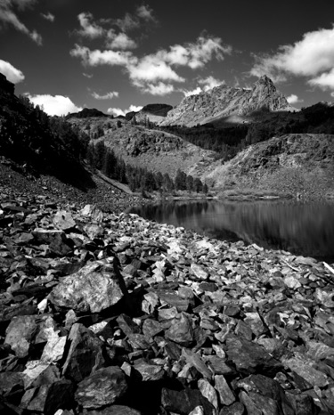 Talus At Blue Lake, Sierras Talus At Blue Lake, Sierras